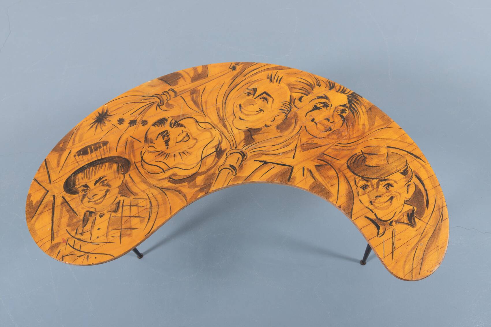 Unique Sculptural Italian Mid-Century side table, 1950’s