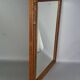 Miroir biseauté Art déco en chêne et stuc