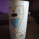 Vase ceramic roller stylized geometric patterns - Signed - 1960s/1970s