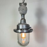 Industrial Soviet Aluminium Factory Pendant Lamp, 1960s