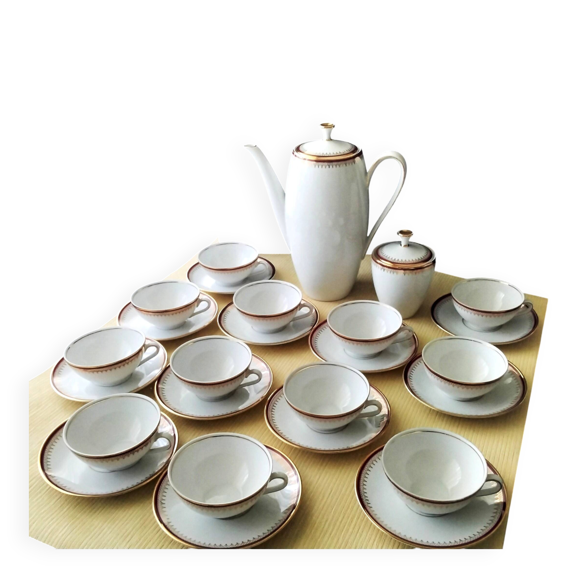 Bavarian porcelain coffee service by Winterling Markteuthen