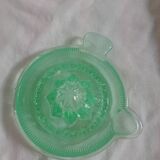 Citrus press molded glass green