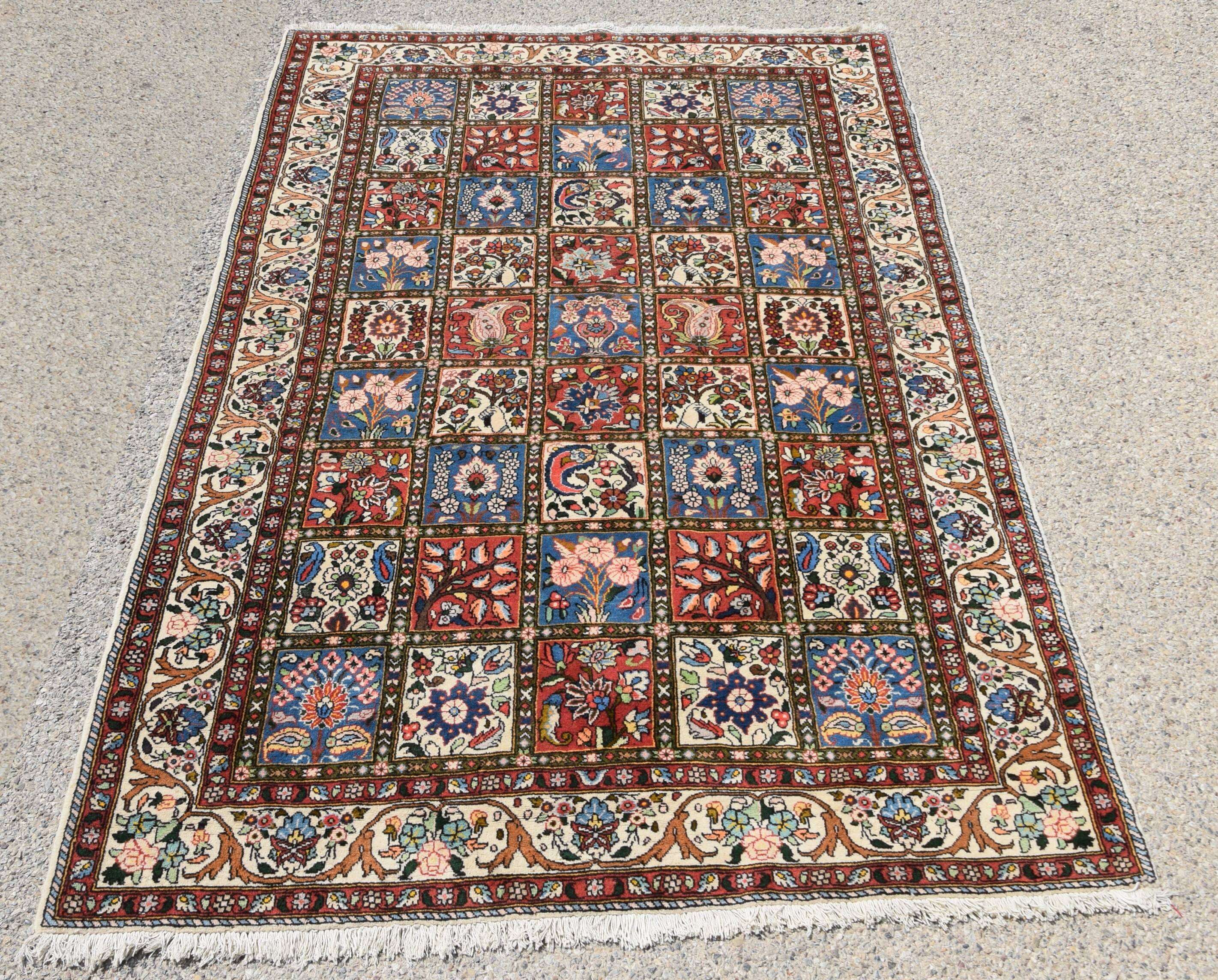 Oriental Persian Rug Iran Bakthiar Chaleshotor: 1.60 X 2.40 Meters