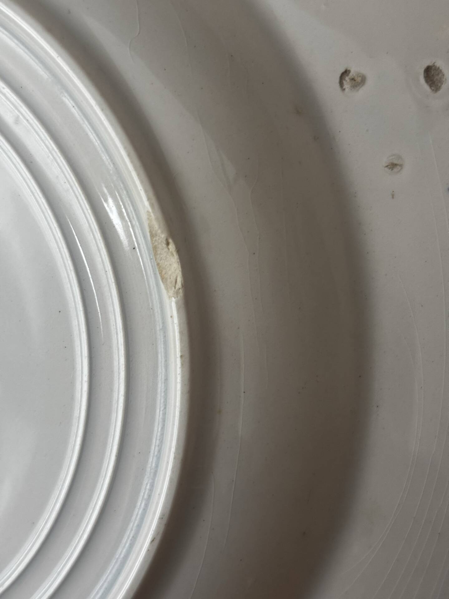Set of 3 deep plates Terre de Fer St Amand bouquet