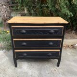 Old Louis Philippe style chest of drawers completely renovated