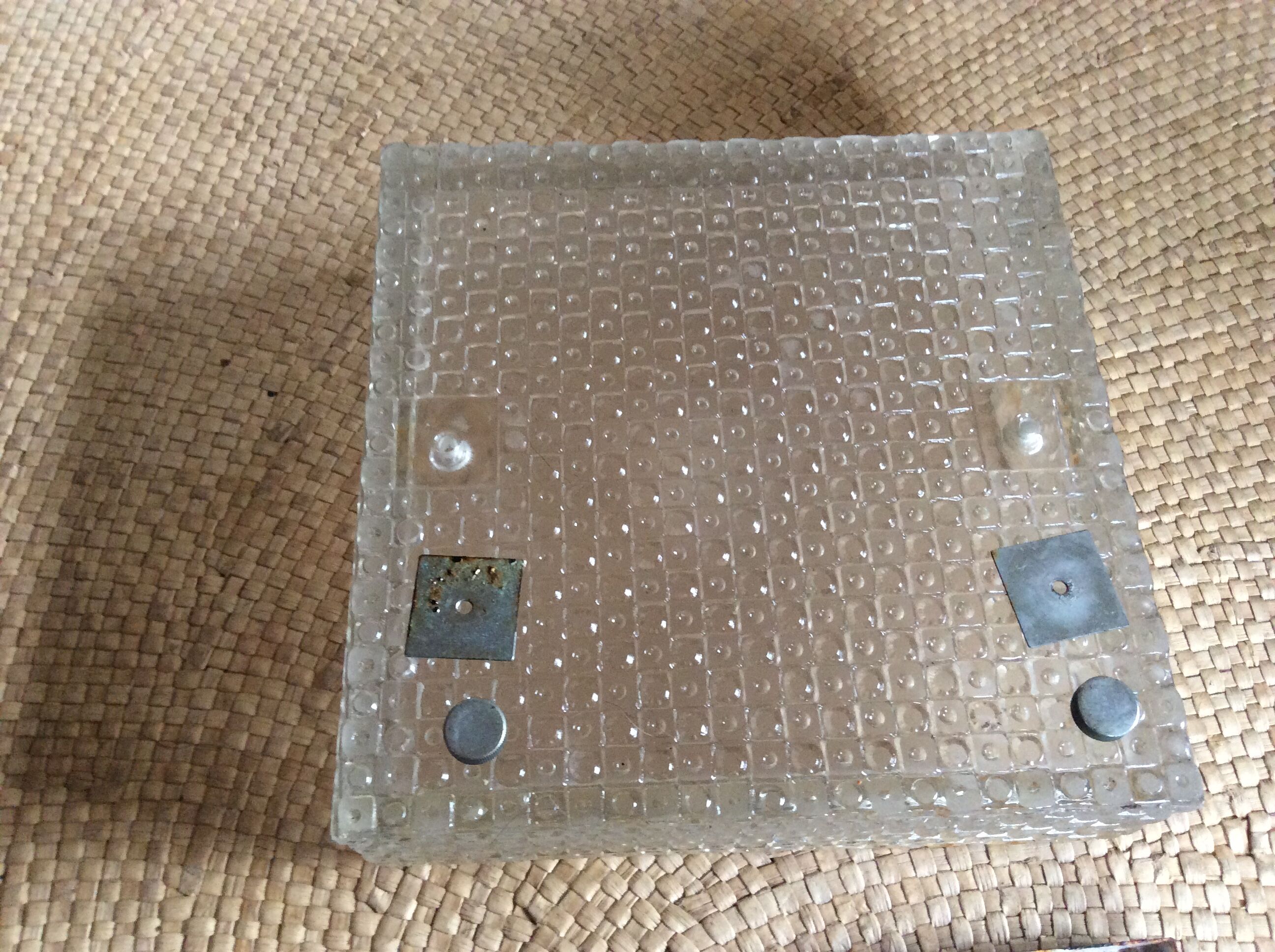 Vintage square applique