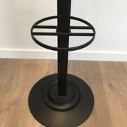 Michele De Lucchi & Tadao Takaichi for Kartell. Black plastic coat rack "Segmenti". Italy. 1989