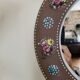 Ceramic Mirror Mari Simmulson Floral Decor/ Scandinavian Design