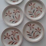 Set of dessert plates from the Revernay Art Workshop