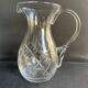 A cut crystal pitcher – Cristalleries Royales de Champagne
