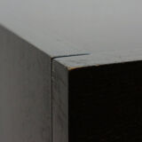 Writing desk, dark walnut stained 1960