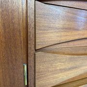 1960s Vintage Large Minimalistic Mid-Century Teak Sideboard