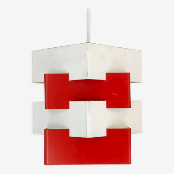 Metal pendant light "Nift" by Kronobergsbelysning. Sweden 1960s