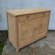 Ancient natural wood buffet