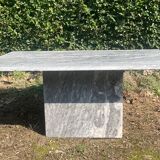 Vintage 70s marble coffee table
