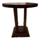 Vintage Art Deco round side table, 1930s