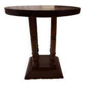 Vintage Art Deco round side table, 1930s