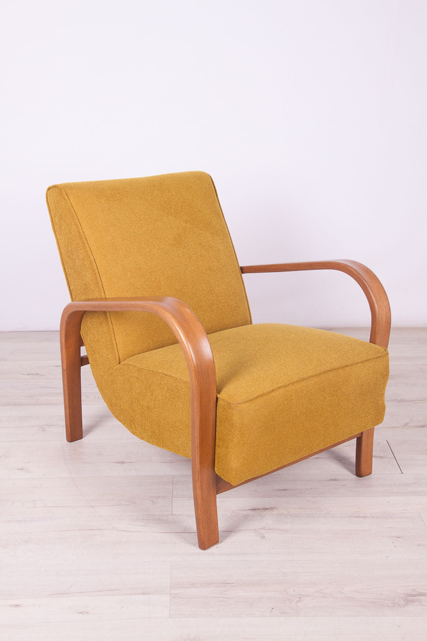 Beech Armchairs by Karel Kozelka & Antonin Kropacek, 1940s, Set of 2
