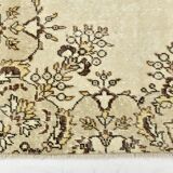 Turkish Light Green & Cream Vintage Rug, 162x259Cm