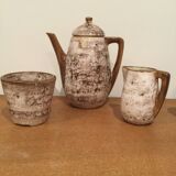 Coffee service in sandstone