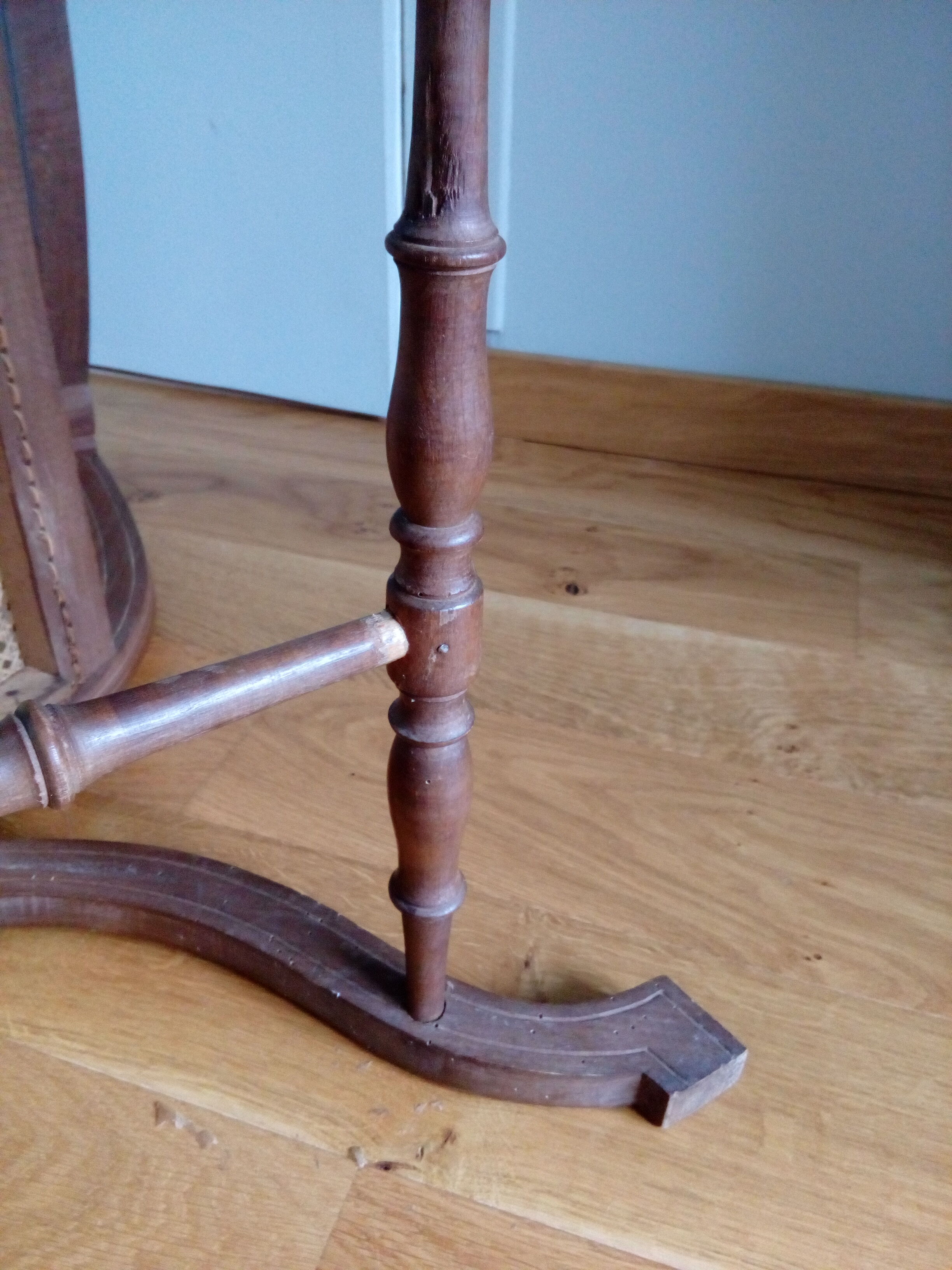 Curule or dagobert canna chair