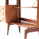 Free standing teak wall unit by Torbjorn Afdal for Bruksbo Tyristrand, 2 Modules, Norway 1960's