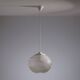 Peill & Putzler globe pendant lamp with bubble glass shade