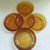 Arcoroc Sierra amber skullcap plates