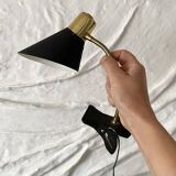 Diabolo lamp, articulated clamp lamp from the 1960s.