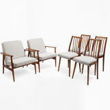 Paire de fauteuils type 300-192 GFM