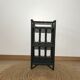 Rattan shelf, sofa end, vintage bedside table