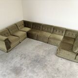 Large U shape modular sofa, 1970s