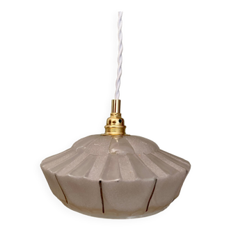 Suspension lamp vintage art deco glass