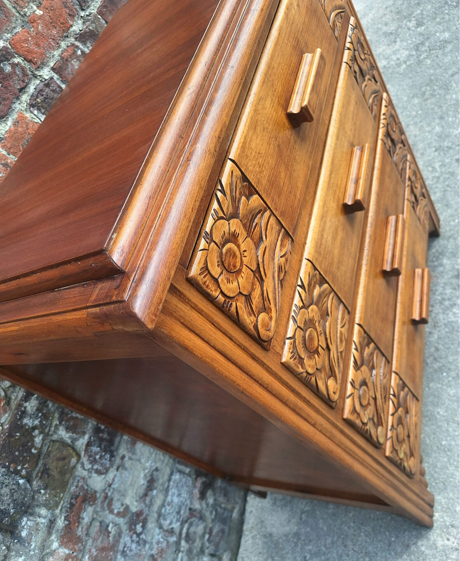 Commode art déco, meuble ancien vintage