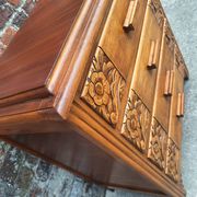 Art Deco chest of drawers, vintage antique furniture