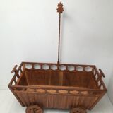 Wooden castor bed from the 40s and 50s