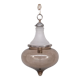 Antique two tone french pendant light