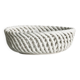 Small twisted porcelain bowl