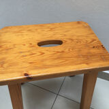 Solid elm stool