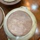 Glazed stoneware soup tureen with lid and plate – French workshop – 20th century