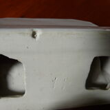 Étagère de salle de bain porte savon en porcelaine époque art déco