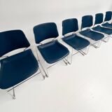 Chaise empilable Matrix Krueger par Thomas Tolleson, années 1970