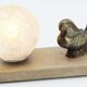 Bird lamp art deco