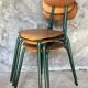 Trio of industrial tubular chairs - design 1960