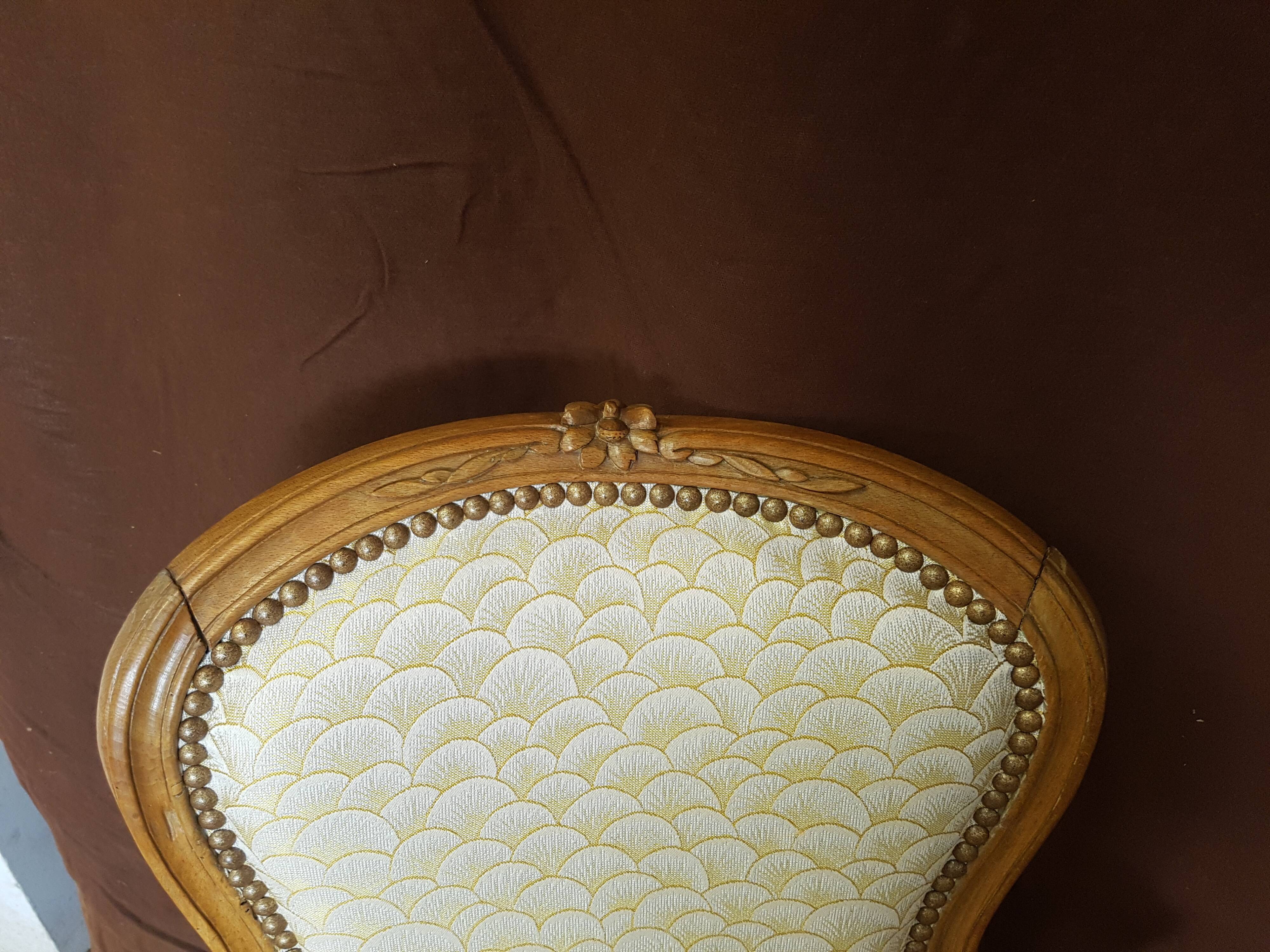 Pair of Louis XV-era convertible armchairs