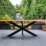 Dining table solid oak feet mikado