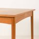 Small square exendable vintage teak table,Denmark|1960s