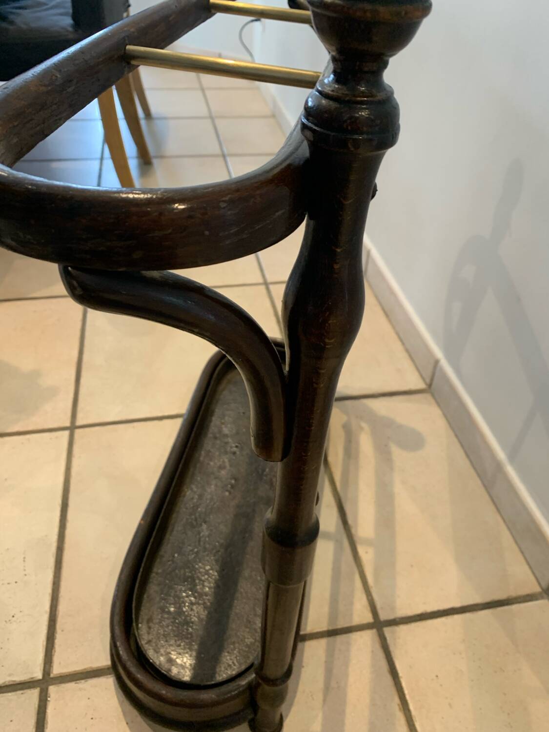 Wooden umbrella stand Fischel