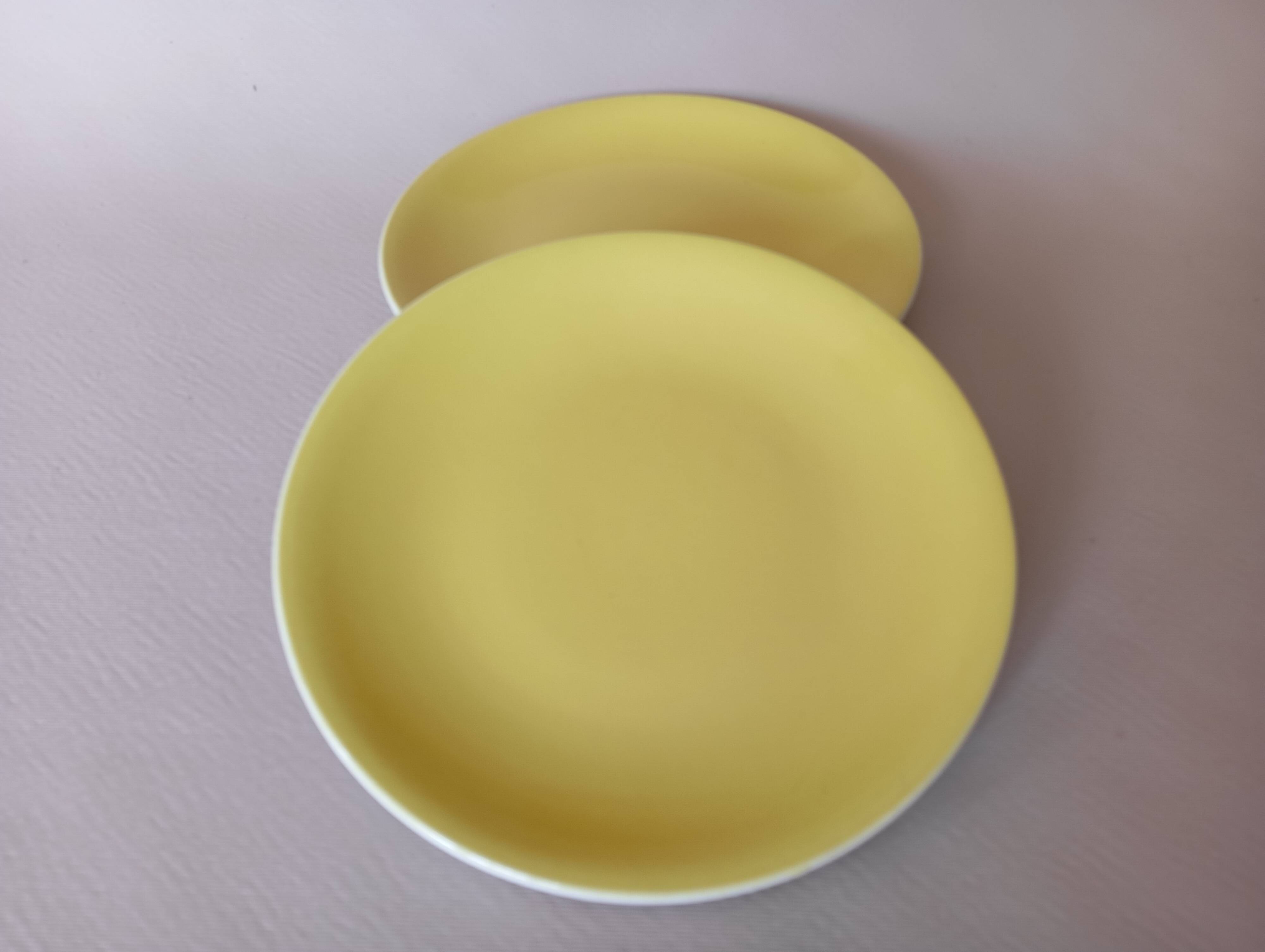 2 KG Lunéville “Météor” dessert plates