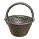 Vintage French Silver Plated Dimpled Basket